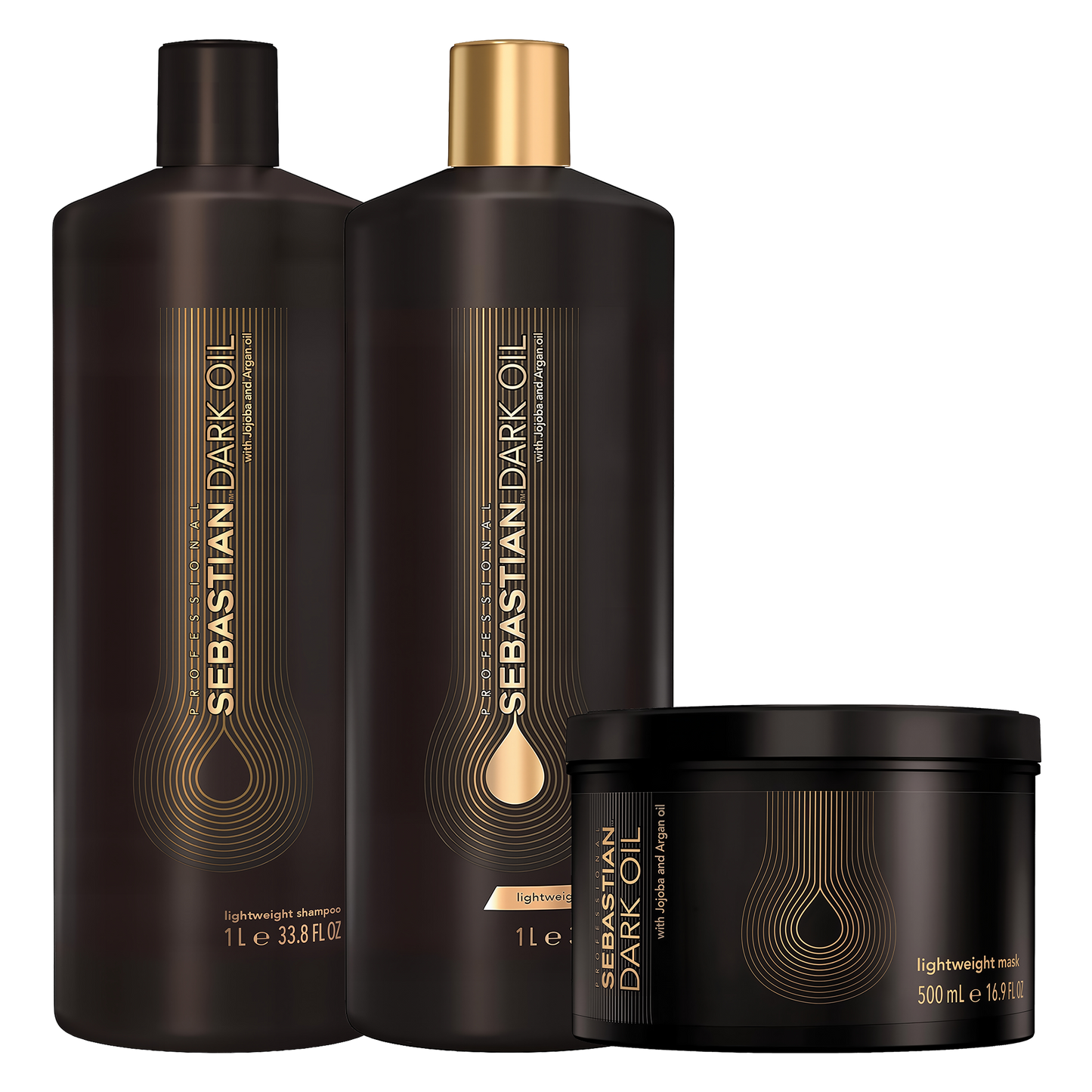 KIT COMPLETO - SEBASTIAN DARK OIL (Sebastian Professional)